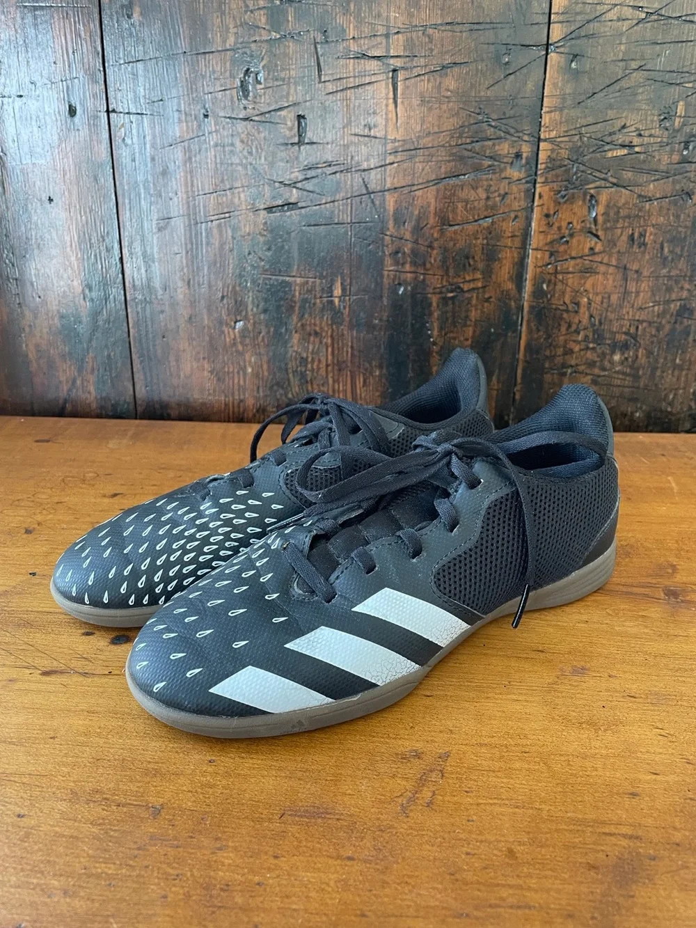 Adidas Predator Freak .4 Sala Men's Size 5 Black White Indoor Soccer Shoes